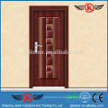 JK-SW9022 puerta de acero armadura de madera / puerta de acero de madera